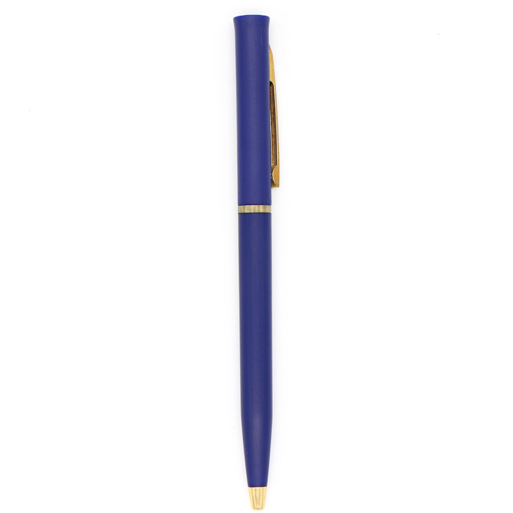 Rotating plastic thin rod hotel pen made in China